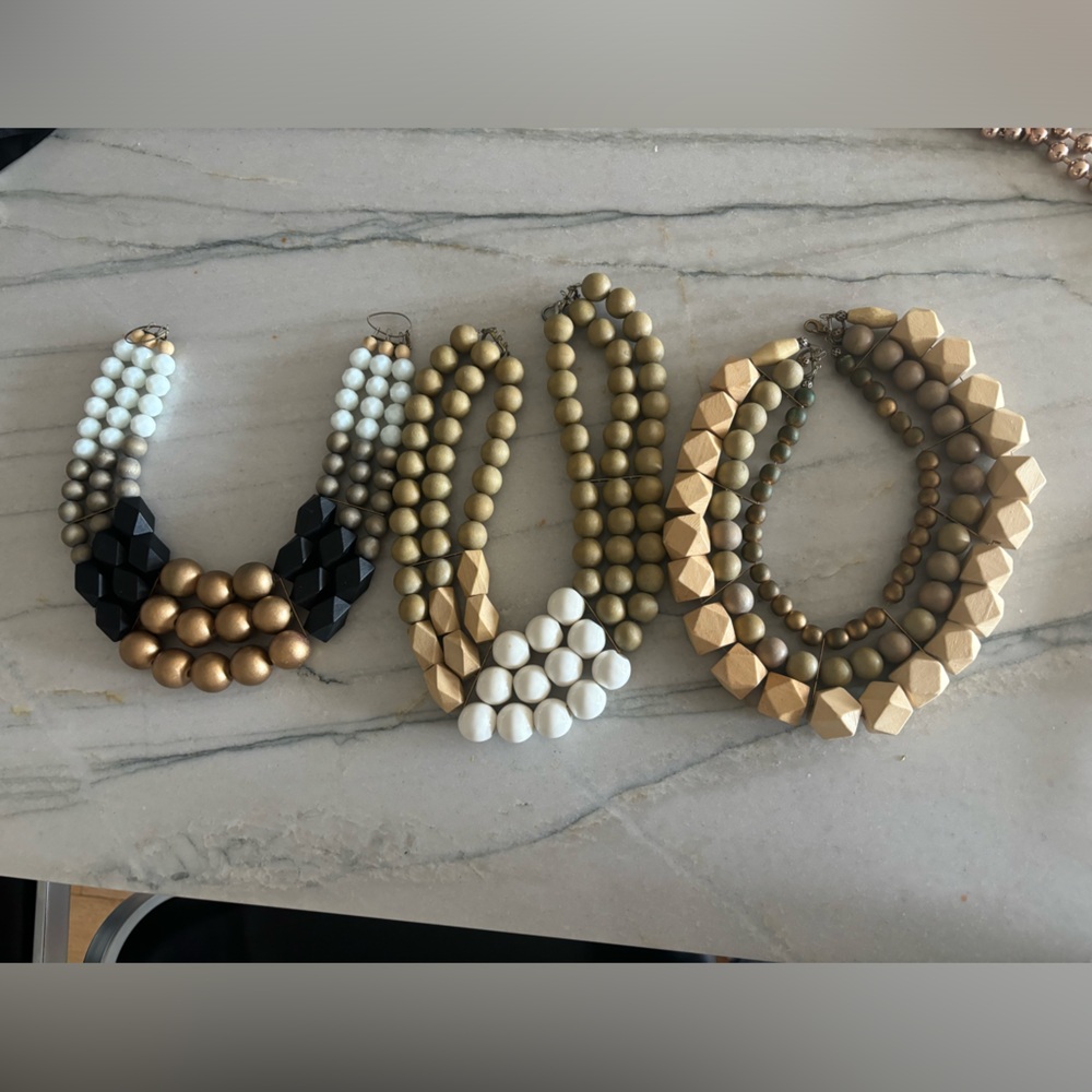 Custom made necklaces from Italy.